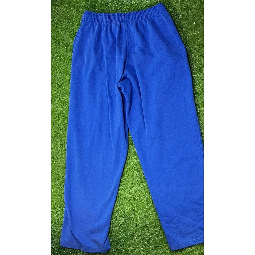 Vintage SMU Team Issue Nike Pants LG‎ Y2K Mustang Baseball Wide Leg Sweatpants